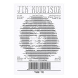 Receipt Art Jim Morrison (Print Only) thumbnail