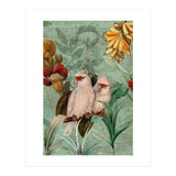 Green Cockatoo Exotic Bird Jungle  (Print Only) thumbnail