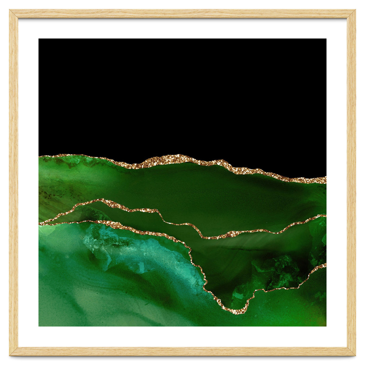 Green & Gold Agate Texture 07