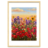 Vibrant Wildflower Field Oil Painting thumbnail