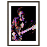 BB King. King Blues Guitarist. Blues Musician Legend Colorful thumbnail