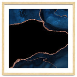 Navy & Rose Gold Agate Texture 04 thumbnail