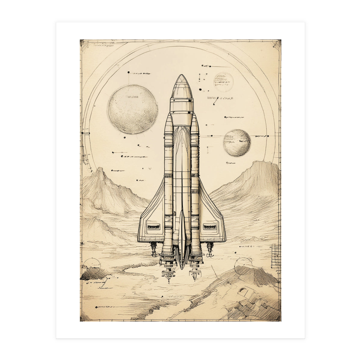 Back To The Moon 015 (Print Only)