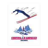 Ski Jump At Cortina Di Ampezzo (Print Only) thumbnail