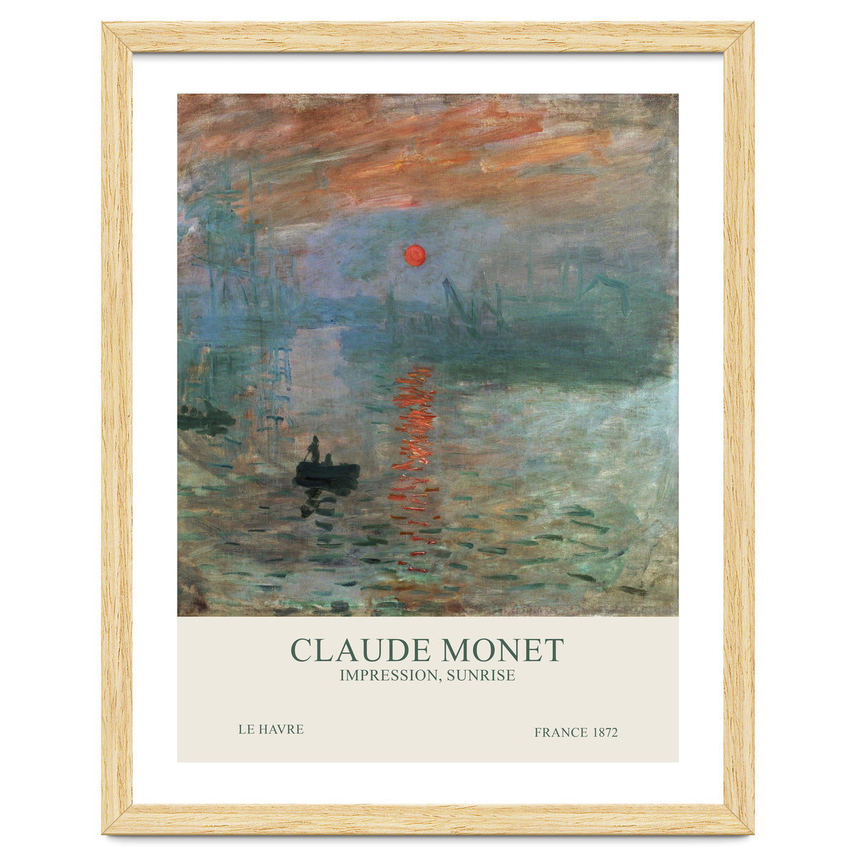 Claude Monet - Impression, Sunrise