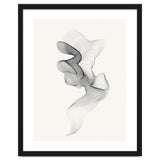Abstract Black And White Swirling Lines Flowing Form thumbnail