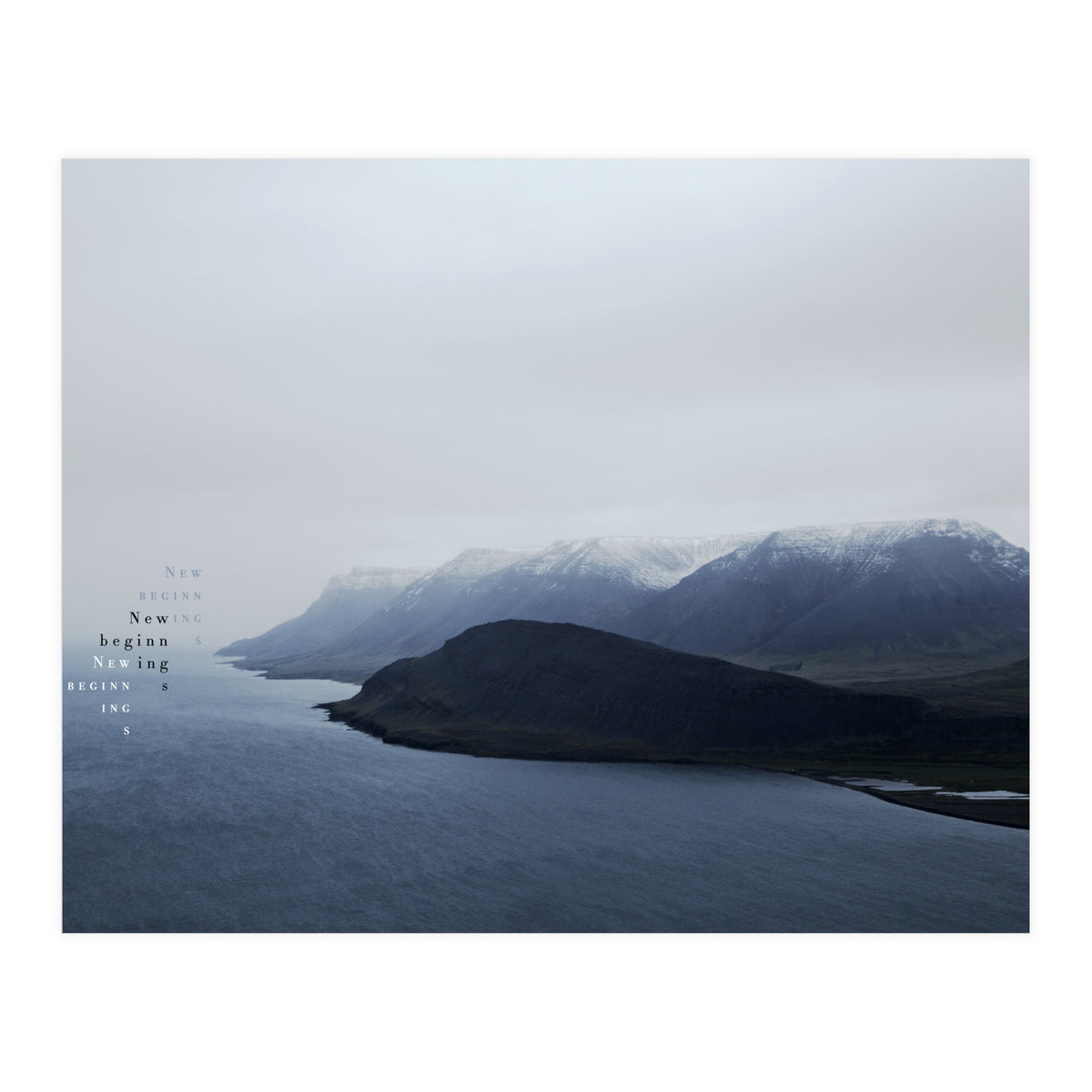 Photography - Scandinavia Fjord - New begginings (Print Only)
