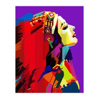 Apache Woman Pop Art Wpap (Print Only)