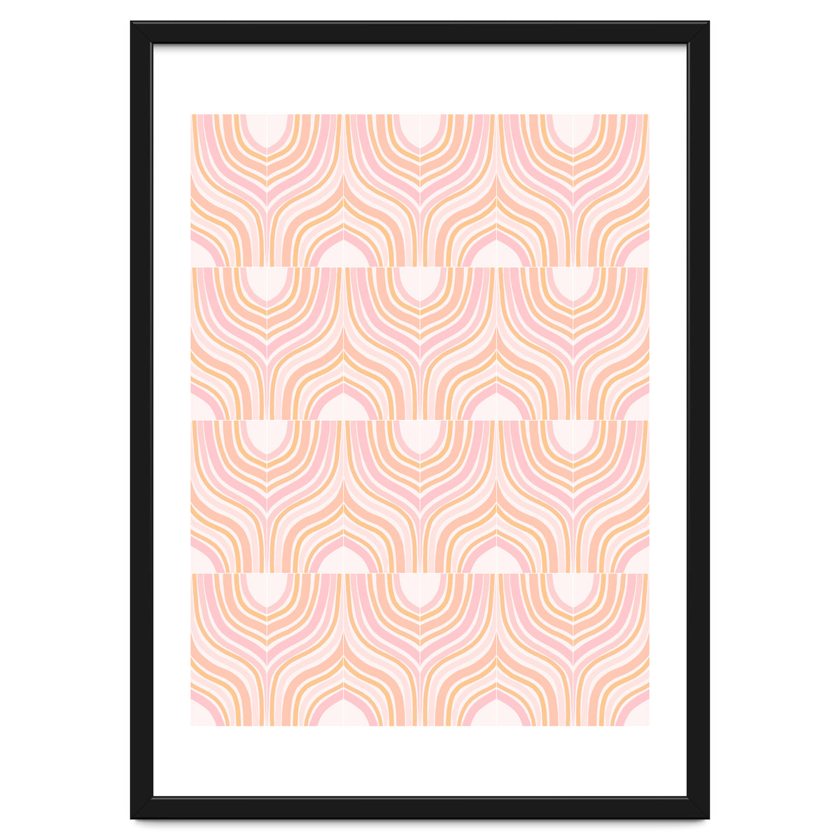 Peachy Marbeling Tiles