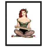 Pinup Sexy Girl Selling Cigarettes thumbnail