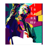 Thom Yorke Singer Musician Pop Art WPAP (Print Only) thumbnail