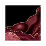 Burgundy & Gold Agate Texture 03 (Print Only) thumbnail