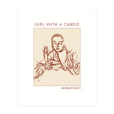 Girl With A Candle – Jean Baptiste Santerre (Print Only) thumbnail