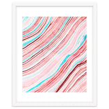 Between the Lines, Pastel Watercolor Abstract Painting, Subtle Neutral Minimal Illustration thumbnail