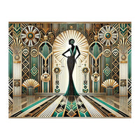 Art Deco Glamour Woman (Print Only)