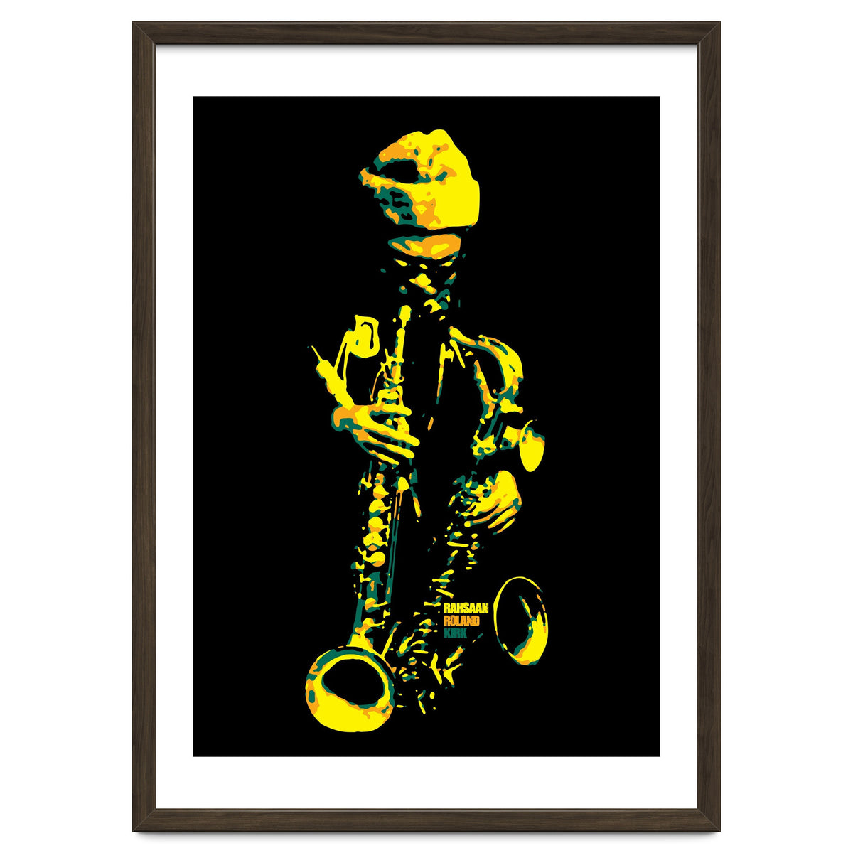 Rahsaan Roland Kirk in Pop Art