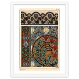 Cyclamen persicum motif in patterns for lace, wallpaper and fabric. thumbnail