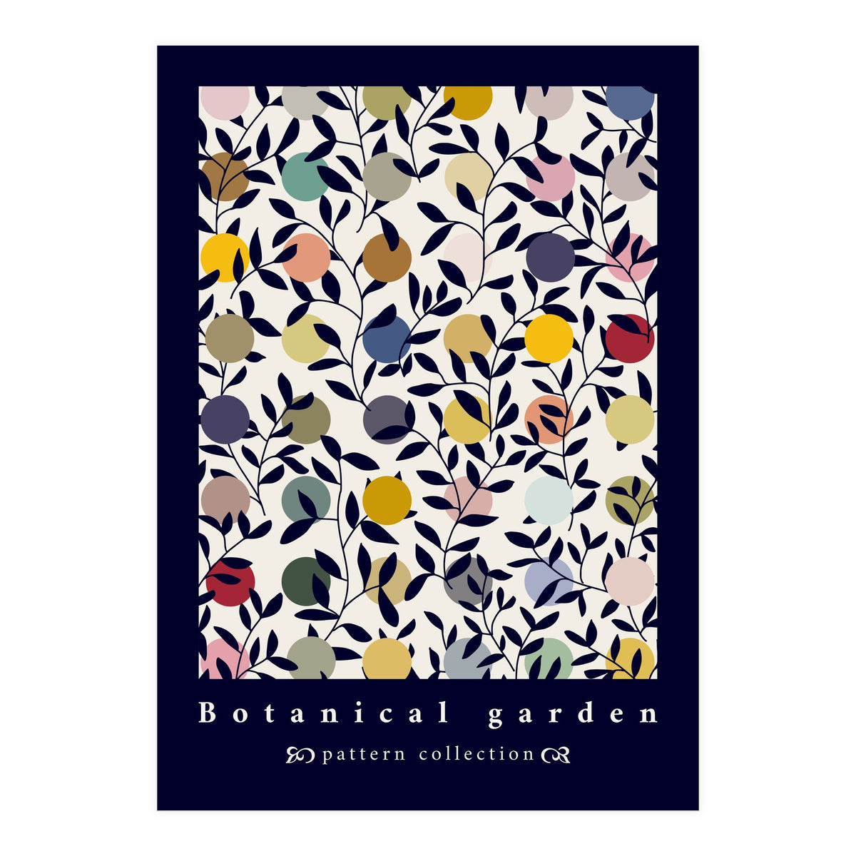 expectant iteration botanical garden pattern (Print Only)