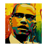 Malcolm X Colorful Abstract Art 2 (Print Only) thumbnail