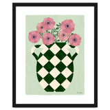Checkered vase with anemones thumbnail