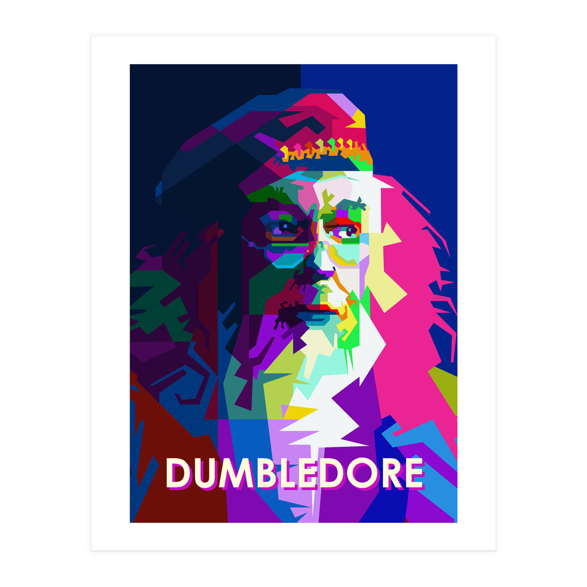Albus Dumbledore In Pop Art WPAP (Print Only)