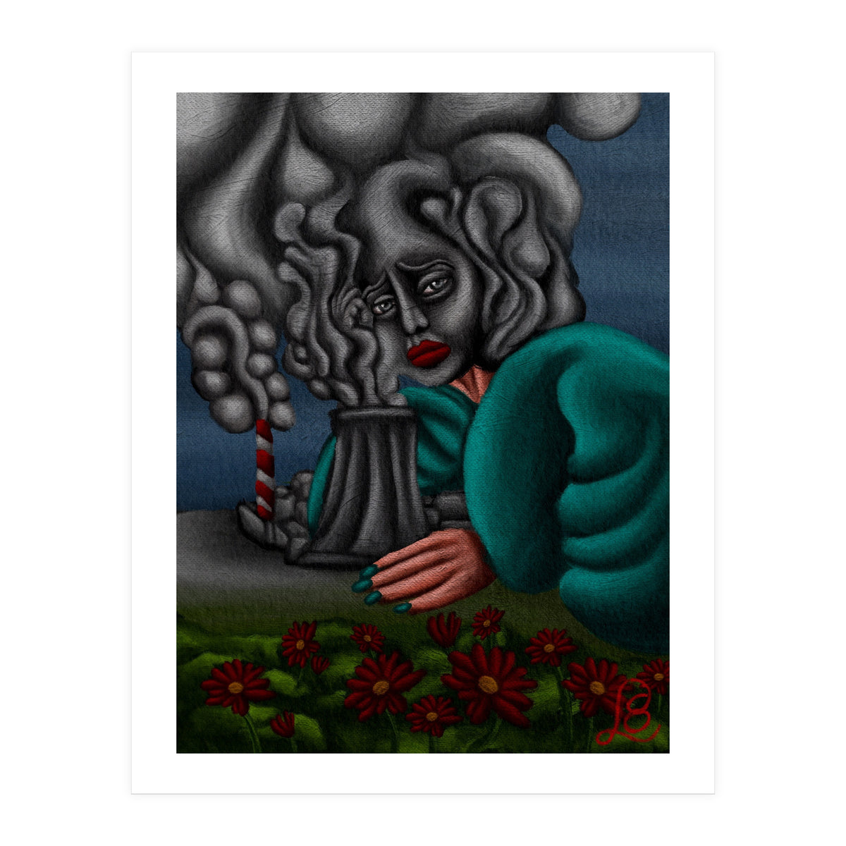 " It starts by the mind, then it takes the rest" (Print Only)