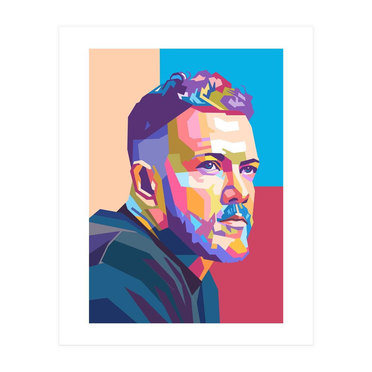 Dan Reynolds - Imagine Dragons pop art portrait (Print Only)