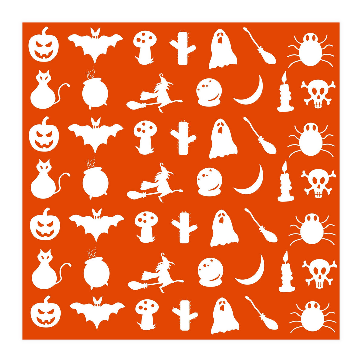 Halloween Icons Pattern (Print Only)