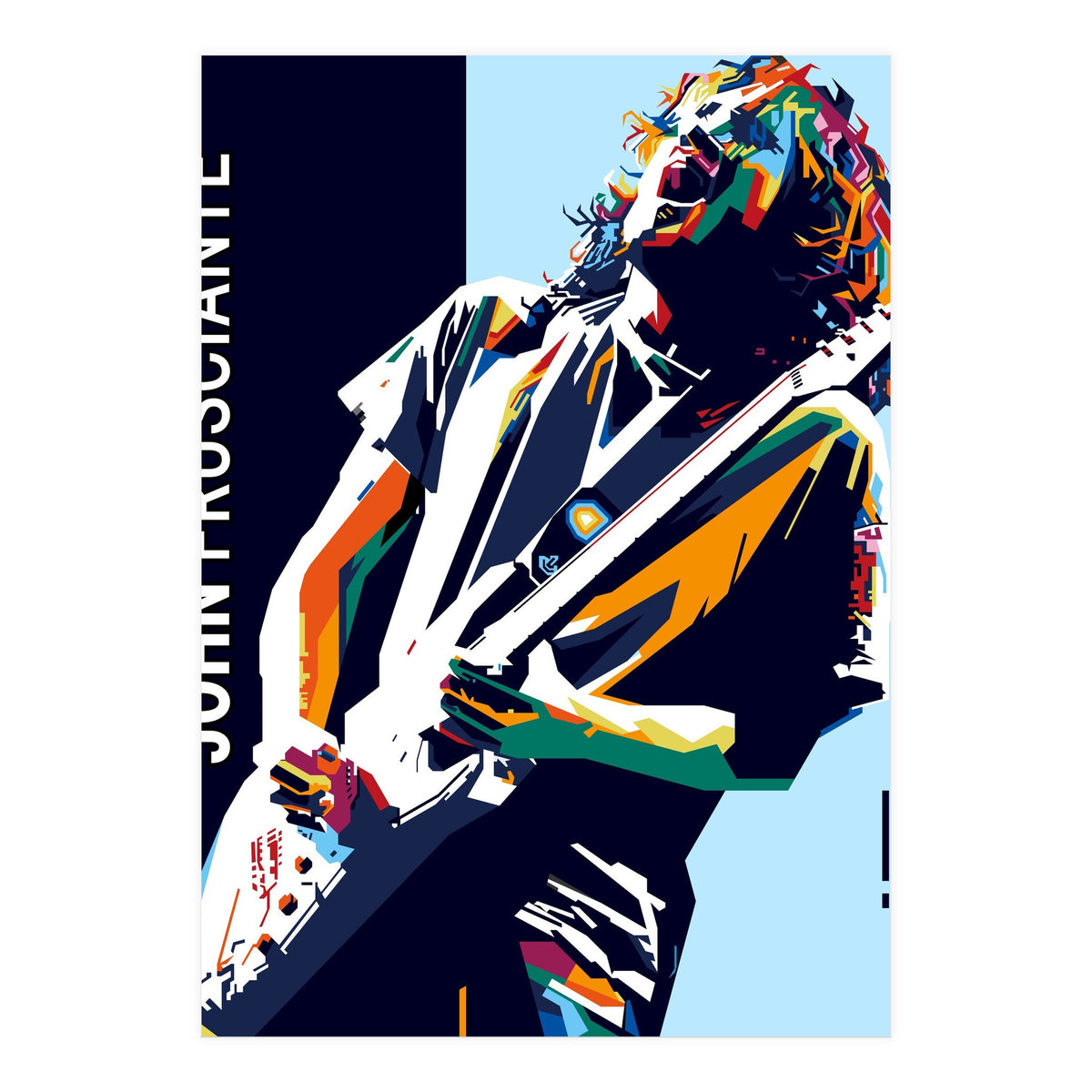 John Frusciante Style WPAP (Print Only)