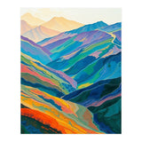 Abstract Mountain Landscape (Print Only) thumbnail
