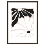 Floral Yin Yang, Scandinavian Nature Flowers Botanical Concept, Plants Blossom Positivity Neutral Minimalism thumbnail