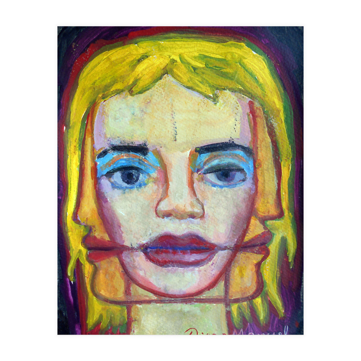 Cabeza De Mujer 17 (Print Only)