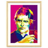 Alain Delon Retro Art WPAP thumbnail