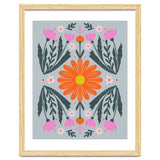 Orange Flower with pink buds thumbnail