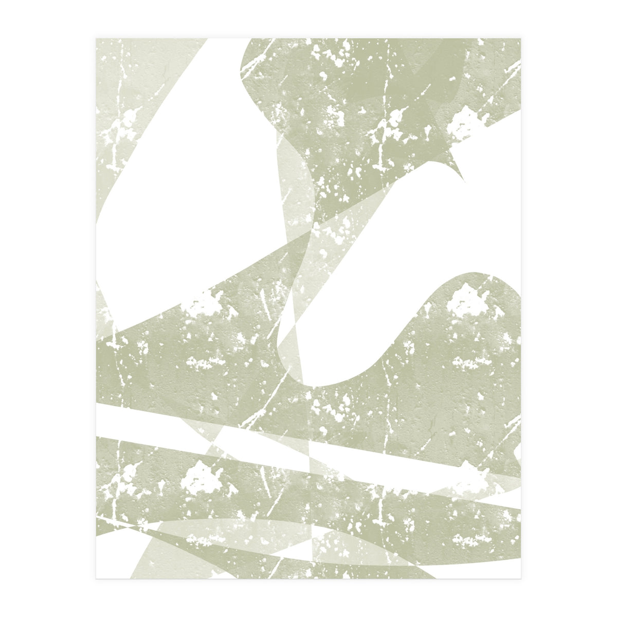 Sage Abstract Rhythm (Print Only)