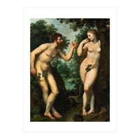 Peter Paul Rubens / 'Adam and Eve', c. 1597, Oil on panel, 180 x 158 cm. Pieter Paul Rubens. (Print Only)