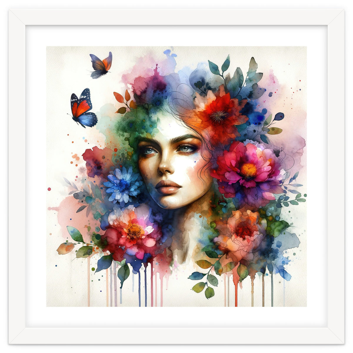 Ethereal Floral Portrait
