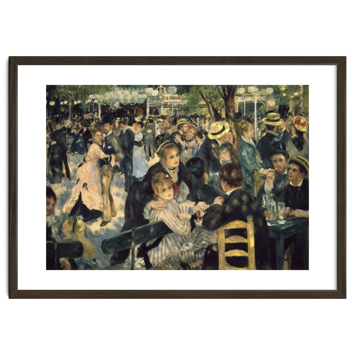 'Dance at Le moulin de la Galette', 1876, Oil on canvas, 131 x 175 cm.