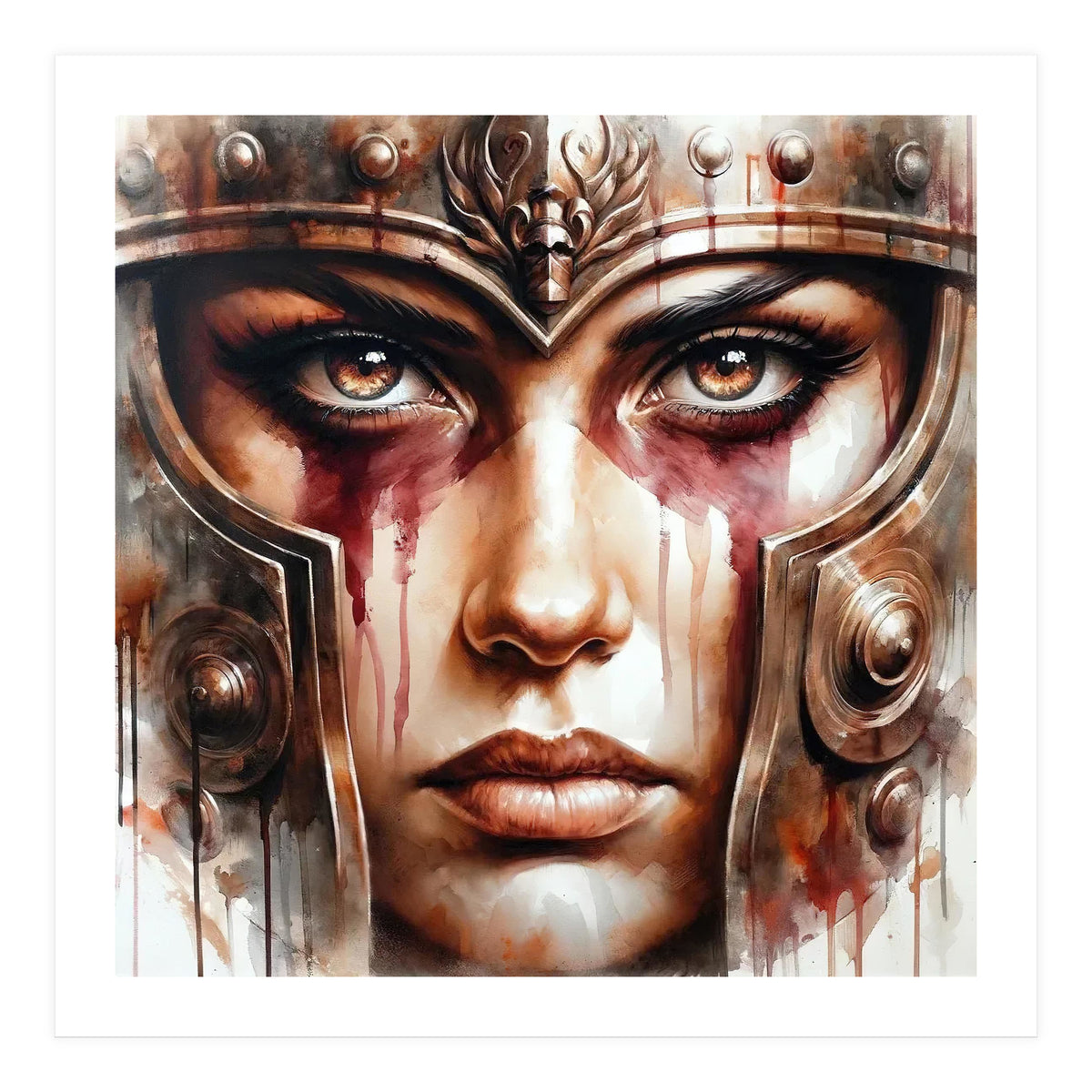 Iron Helm Warrior Queen (Print Only)