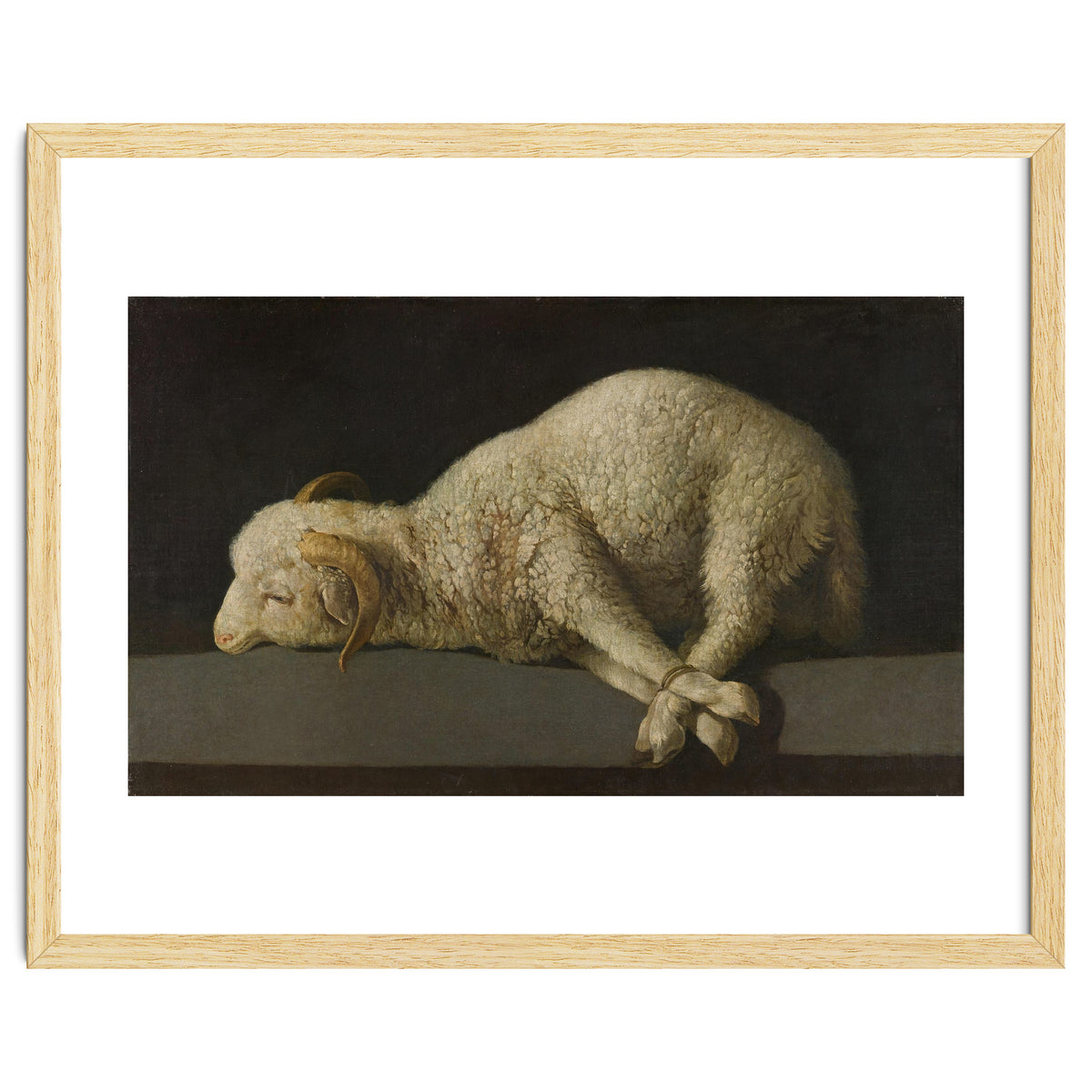 Francisco de Zurbarán / 'Agnus Dei (The Lamb of God)', 1635-1640, Spanish School.