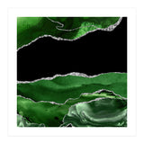 Green & Silver Agate Texture 02  (Print Only) thumbnail