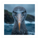 Majestic Albatross Facing Camera Over Ocean (Print Only) thumbnail