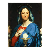 Jean Auguste Dominique Ingres / 'The Virgin Mary Prays to the Host', 1866. (Print Only) thumbnail