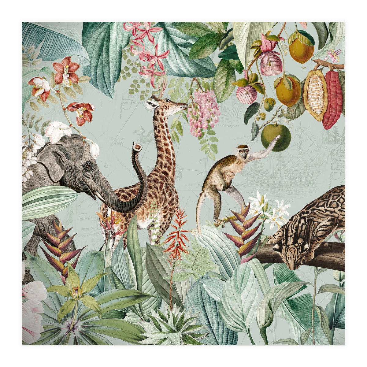 African Tropical Jungle Safari (Print Only)