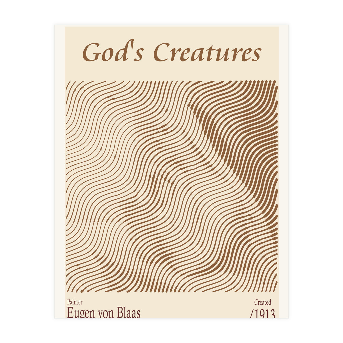 God's Creatures – Eugene De Blaas 1913 (Print Only)