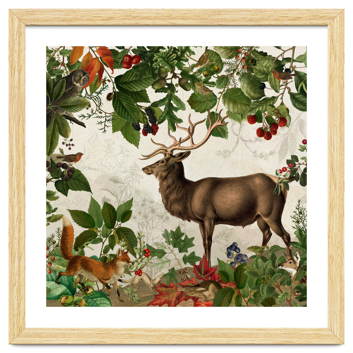 Nostalgic Autumn guardians of the forest 1