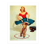 Pinup Dancing Girl (Print Only) thumbnail