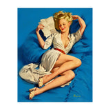 Pinup Sexy Girl Reading A Love Letter (Print Only) thumbnail