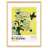 Katsushika Hokusai - Hydrangea and swallow thumbnail