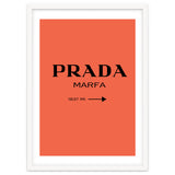 Prada Marfa, Fashion Sign Poster, Chic Decor, thumbnail